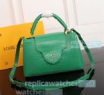 AAA Class Replica L---V New Classic Fashional Crocodile pattern Green Taurilon Leather Bag